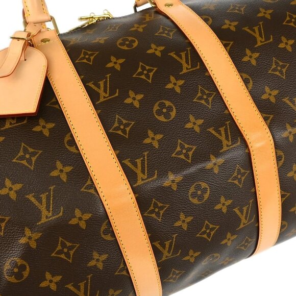 Louis Vuitton Monogram Keepall 50 Duffle Travel Handbag M41426 MB3008 175854 - Picture 3 of 11